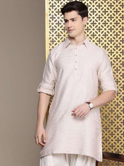 House of Pataudi Woven Design Jashn Kurta