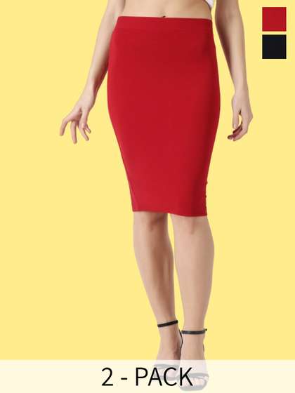 Popwings Pack Of 2 Pencil Skirts