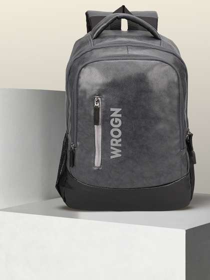 WROGN X fwd Unisex
                        Brand Logo Printed Backpack with USB Charging
                        Port-Up to 15 inch 30 L