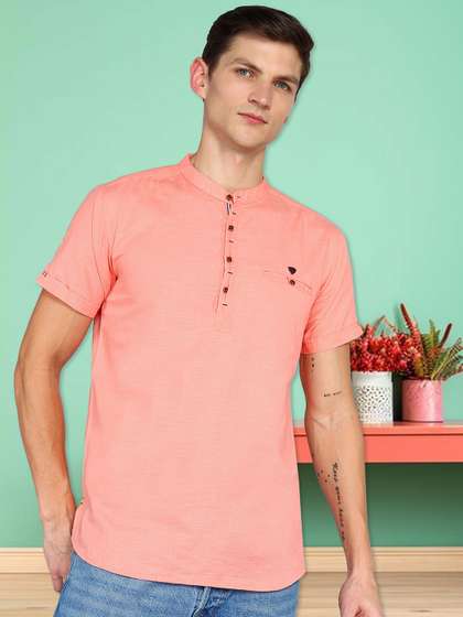 Kuons Avenue Pathani Short Straight Kurta