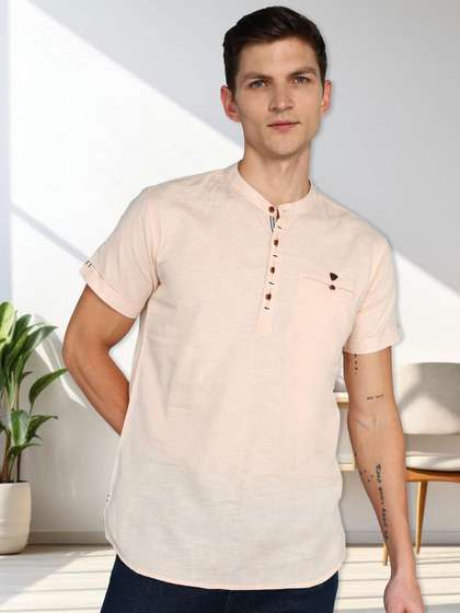 Kuons Avenue Pathani Short Straight Kurta