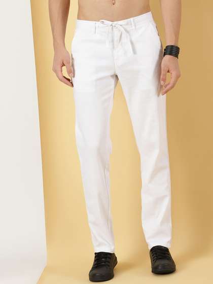 Thomas Scott Men
                        Smart Linen Cotton Chinos Trousers