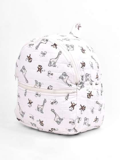 Moms Home Kids Printed
                    Organic Cotton Diaper Bag