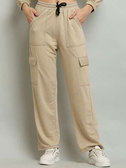 BAESD Women Relaxed High-Rise Cargos