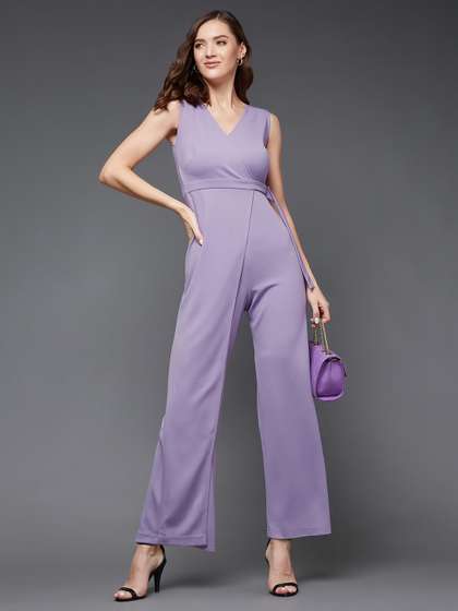 Miss Chase Waist
                        Tie-Ups Basic Jumpsuit