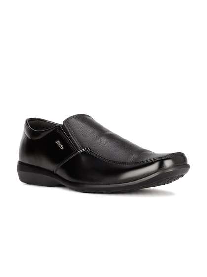 Bata Men Textured
                        Formal Slip-On Shoes
