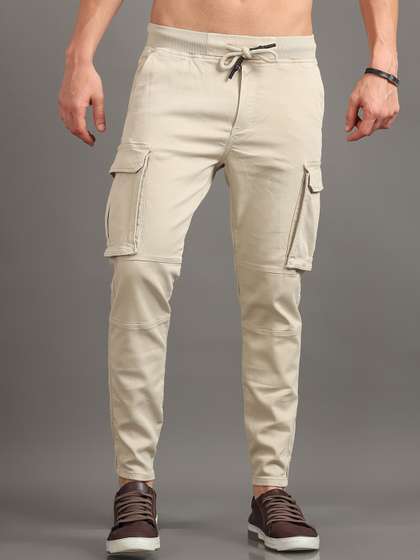 Price History of HERE&NOW Men Slim Fit Cotton Joggers from Myntra