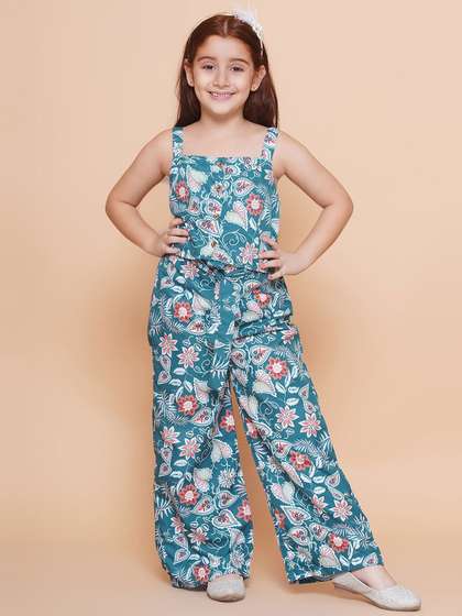 BAESD Girls Printed
                    Basic Jumpsuit