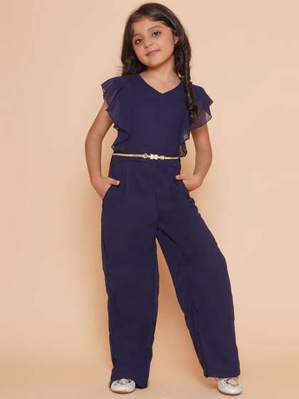 BAESD Girls Georgette
                    Basic Jumpsuit