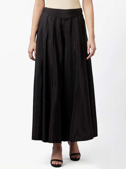 W Flared Maxi Skirt