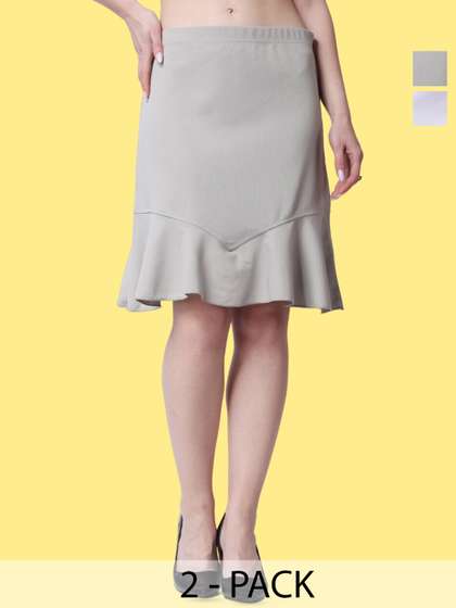 Popwings Pack of 2 Peplum Skirts