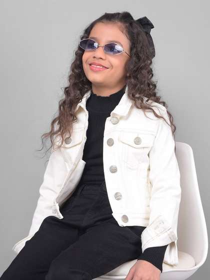 Crimsoune Club Girls Spread Collar Jacket