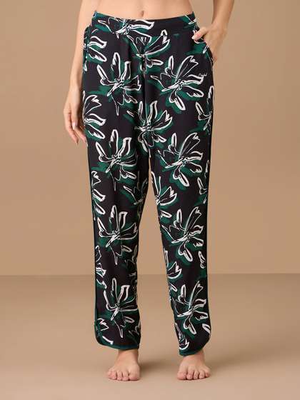 Price History of Nykd Women Printed lounge Pant from Myntra
