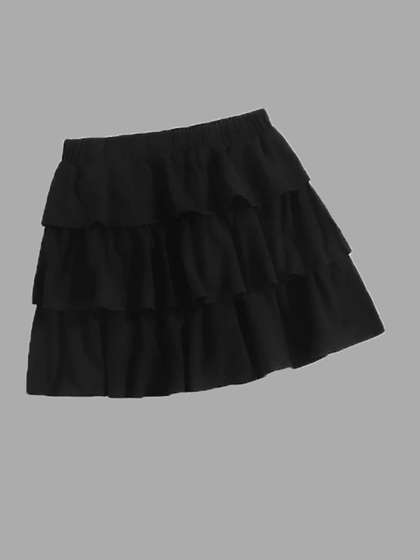BAESD Girls High Rise Flared Skirts