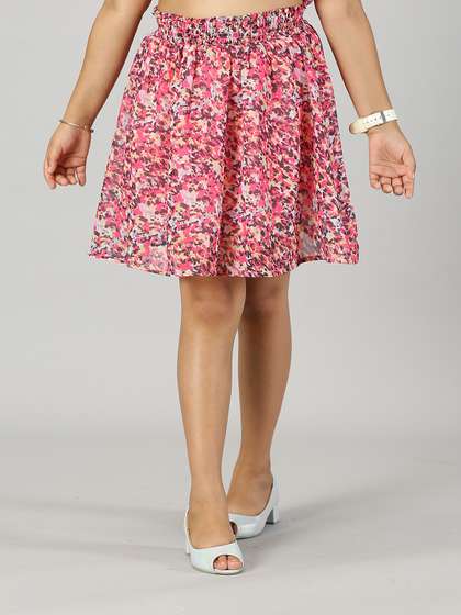 KiddoPanti Girls Flared Mini SkIrts