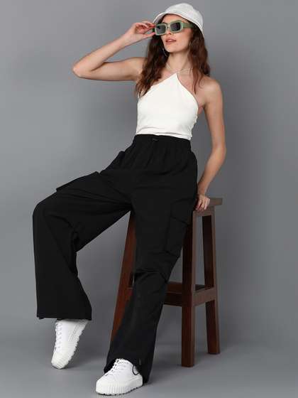 Roadster Women Plain Baggy Fit Cargos