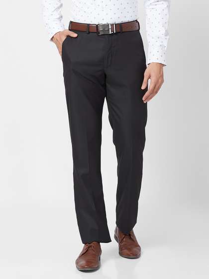 Park Avenue Men
                        Textured Formal Trousers