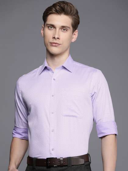 Raymond Self Design
                        Slim Fit Pure Cotton Opaque Formal Shirt