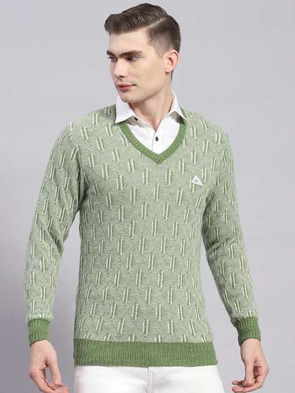 Monte Carlo Self
                        Designed Woollen Pullover