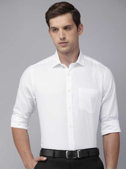 Park Avenue Pure
                      Cotton Self Design Textured Formal Shirt