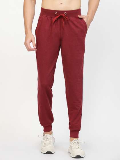 UZARUS Men Mid Rise Cotton Joggers