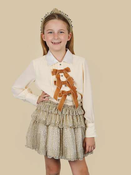 One Friday Girls Layered A-Line Skirts