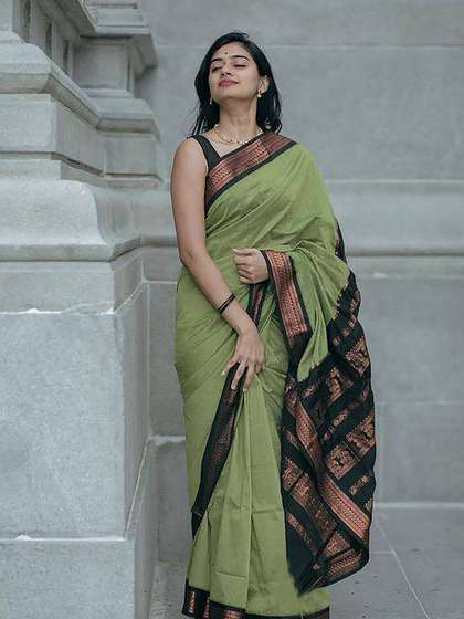 KALINI Woven Design Kanjeevaram Saree