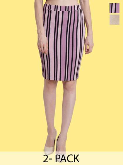 Popwings Pack Of 2 Pencil Skirts