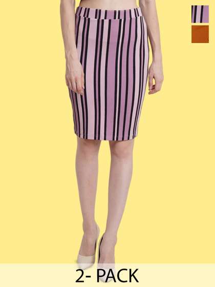Popwings Pack Of 2 Pencil Skirts