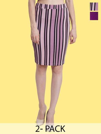 Popwings Pack Of 2 Pencil Skirts