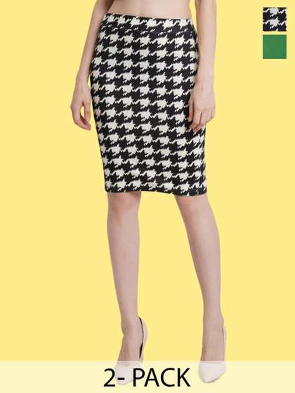 Popwings Pack Of 2 Pencil Skirts