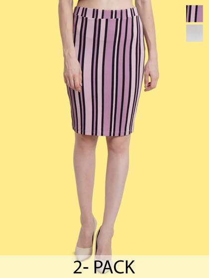 Popwings Pack Of 2 Pencil Skirts