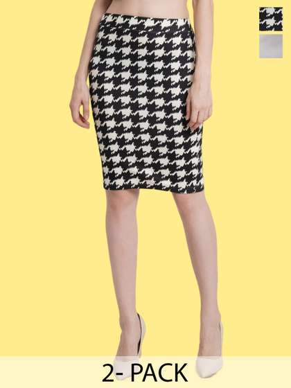 Popwings Pack Of 2 Pencil Skirts