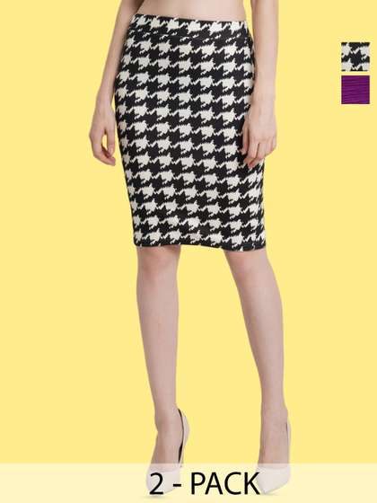 Popwings Pack Of 2 Pencil Skirts