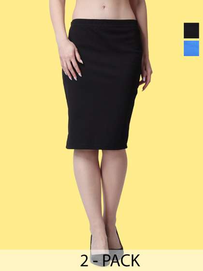 Popwings Pack Of 2 Pencil Skirts