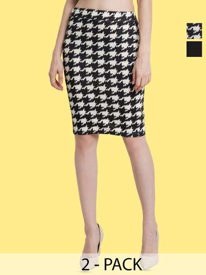 Popwings Pack Of 2 Pencil Skirts