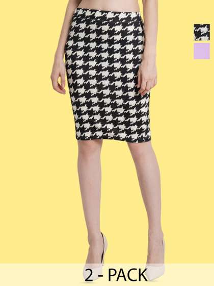 Popwings Pack Of 2 Pencil Skirts