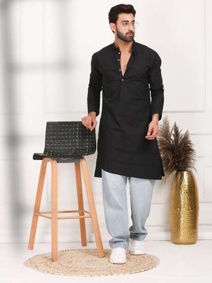 MIDAV Thread Work Cotton Kurta