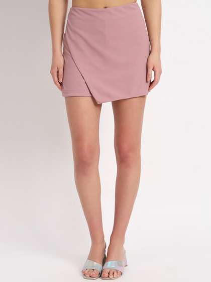 Zastraa Women Above Knee Length Skirts