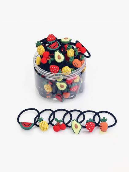 Shining Diva Fashion
                    Girls Set Of 30 Ponytail Holders