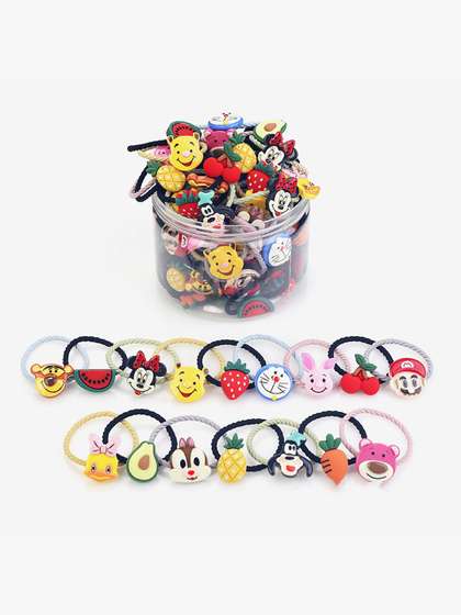 Shining Diva Fashion
                    Girls Set Of 30 Ponytail Holders