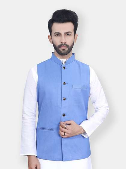 Avaeta Mandarin Collar Nehru Jacket