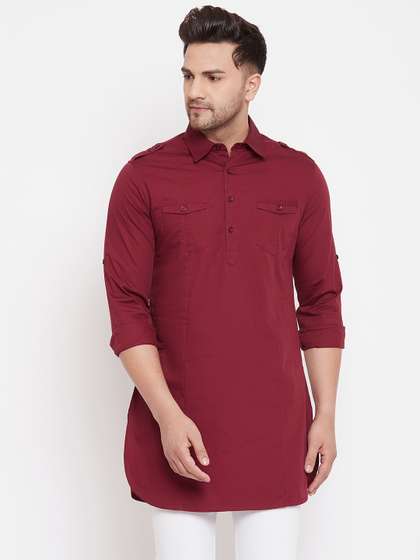 Hypernation Cotton Pathani Kurta