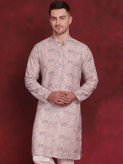 Anouk Floral Cotton Straight Kurtas