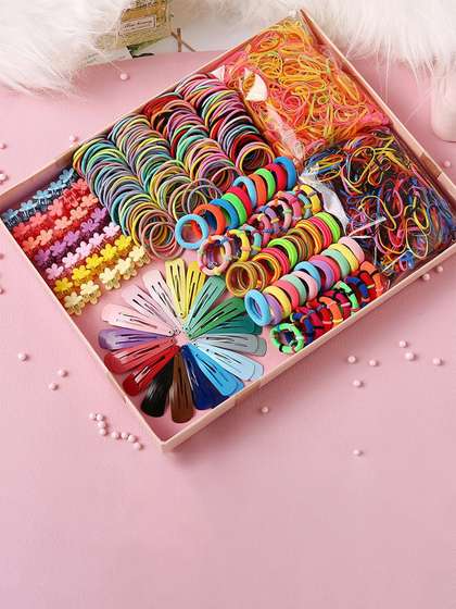Shining Diva Fashion
                      Girls Set Of 780 Hair Accessory Set