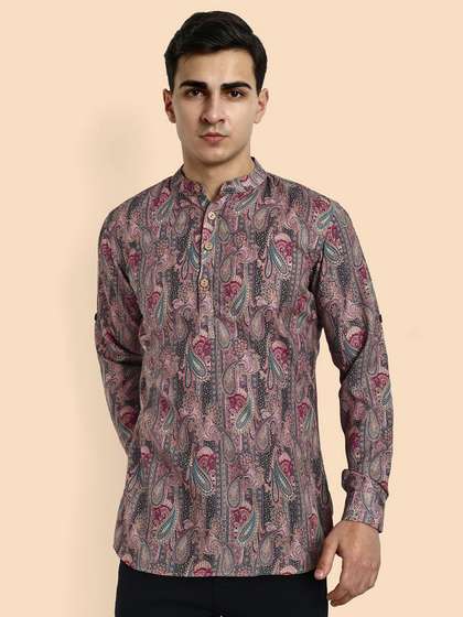 Vardha Printed Cotton Short Kurta