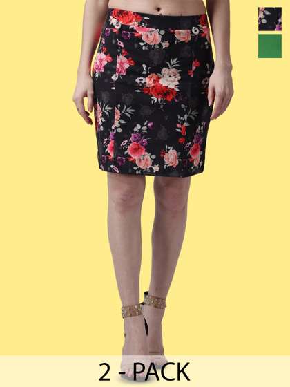 Popwings Pack Of 2 Pencil Skirts