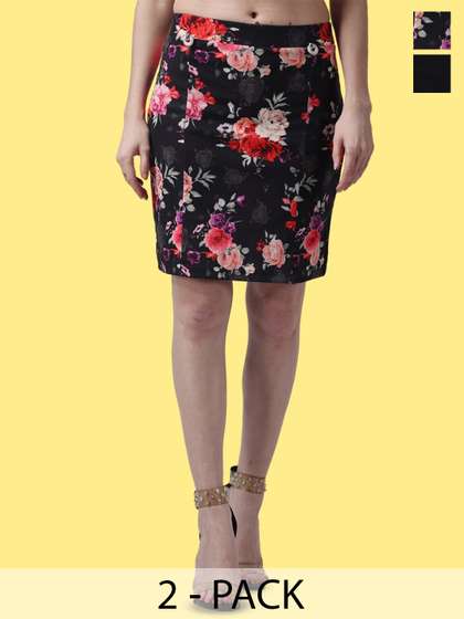 Popwings Pack Of 2 Pencil Skirts