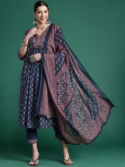 Indo Era Kurta with Trousers & Dupatta