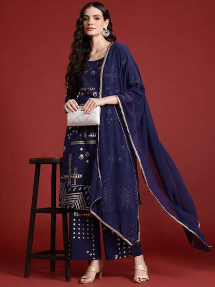 Anouk Kurta with Palazzos & Dupatta